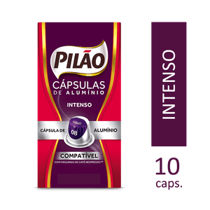 Cápsulas de Café Pilão Intenso 8 10un