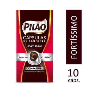 Café Pilão Fortíssimo 10 Cápsulas