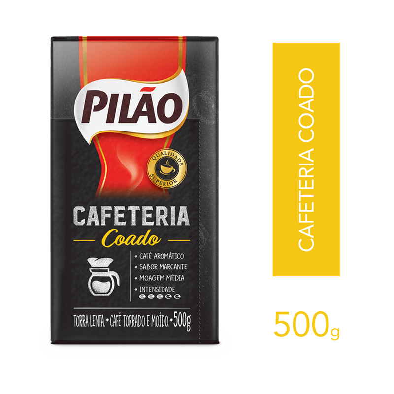 Pilão Cafeteria Coado Vácuo 500g