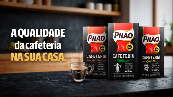 Linha Completa Café Pilão Torrado e Moído Cafeteria