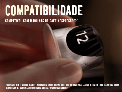 Cápsulas Café Pilão compatível com Nespresso